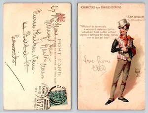Sam Weller - Tuck's "Dickens' Series 541" - Posted 1903 - Picture 1 of 1