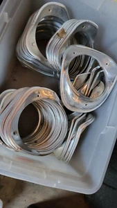 1963 Chevrolet Impala Belair Biscayne Headlight Bezels Trim Moldings - Picture 1 of 3