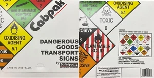 Dangerous Goods Cabpak Truck Hazardous Toxic Class 3, Class 2 DG Kit - Picture 1 of 1