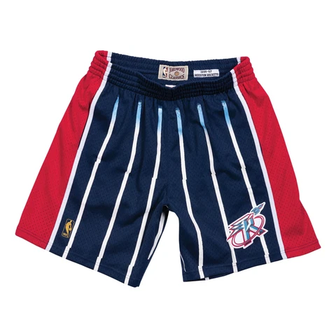 Mitchell & Ness Navy NBA Houston Rockets 1996-97 Swingman Road Shorts Cover