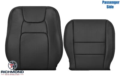For 2007-2014 Honda Ridgeline -Passenger Side Complete Leather Seat Covers Black - Image 1 of 4