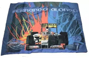 NEW Vintage Formula One FLAG Renault ING F1 Team Renault R29 FERNANDO ALONSO - Picture 1 of 5