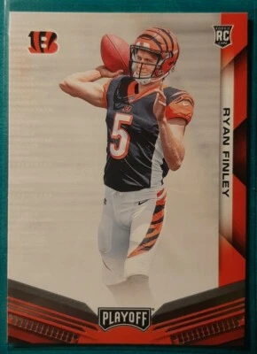 2019 PLAYOFF RYAN FINLEY ROOKIE #218 CINCINNATI BENGALS RC - Image 1 of 2
