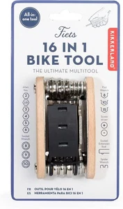 Kikkerland 16 in 1 Bike Tool Multi-Purpose Bicycle Tool - Picture 1 of 4