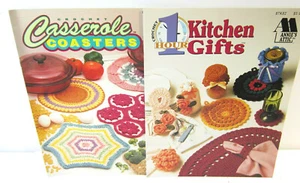 Annie's Attic 1 hora cocina regalos y cazuela posavasos ganchillo patrones libros - Imagen 1 de 2