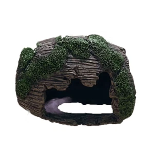 Swell Wooden Hideaway Unique And Realistic Resin Fish Tank Aquarium Decoration - Picture 1 of 2