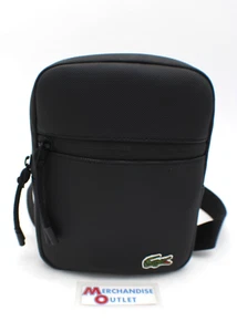 Lacoste Plum Shoulder Bag Small Crocodile Gator Logo Preppy Crossbody Purse - Picture 1 of 4