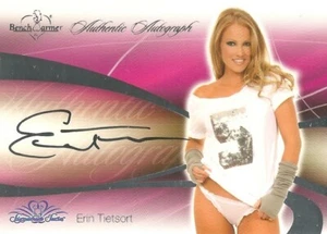 Tarjeta autógrafa Benchwarmer 2008 Signature Series - #26 "Erin Tietsort" - Imagen 1 de 1