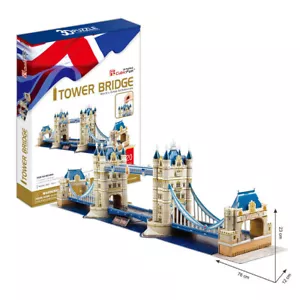 Cubic Fun Tower Bridge 120pcs 3D Puzzle DIY Architecture Model Building Kit - Picture 1 of 4