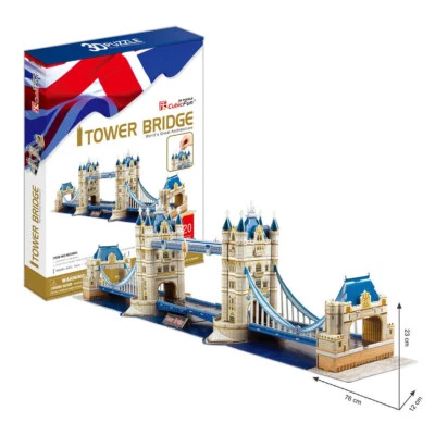 Cubic Fun Tower Bridge 120pcs 3D Puzzle DIY Architecture Model Building Kit - Image 1 of 4