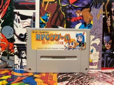 RPG Maker Super Dante Nintendo Super Famicom SFC Authentic Tested Clean Works Q1 - Image 1 of 2