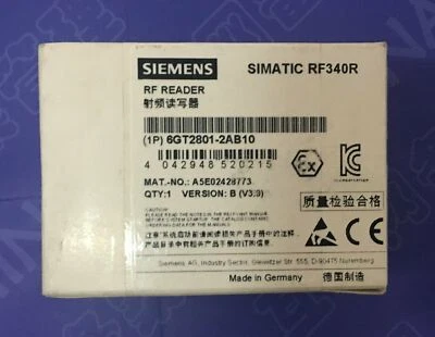 New In Box Siemens RF Reader 6GT2801-2AB10 One year warranty - Image 1 of 3