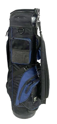 Datrek Golf Bag Black/Blue Cart Carry Padded Shoulder Strap Bag - Image 1 of 4