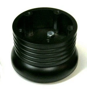 1970 - 1977 Ford F-Series Truck Black Steering Wheel Adapter for Five Hole Wheel - Picture 1 of 24