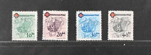 German Occupied Rhine Scott # 6NB3-6NB6 F-VF Used Baden 3-14-49 Stamps Cat $290 - Picture 1 of 2