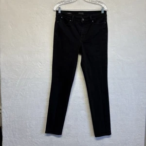 Jeans Talbots slim alla caviglia nero 5 tasche denim elasticizzato donna taglia 6 LUNGO - Foto 1 di 12