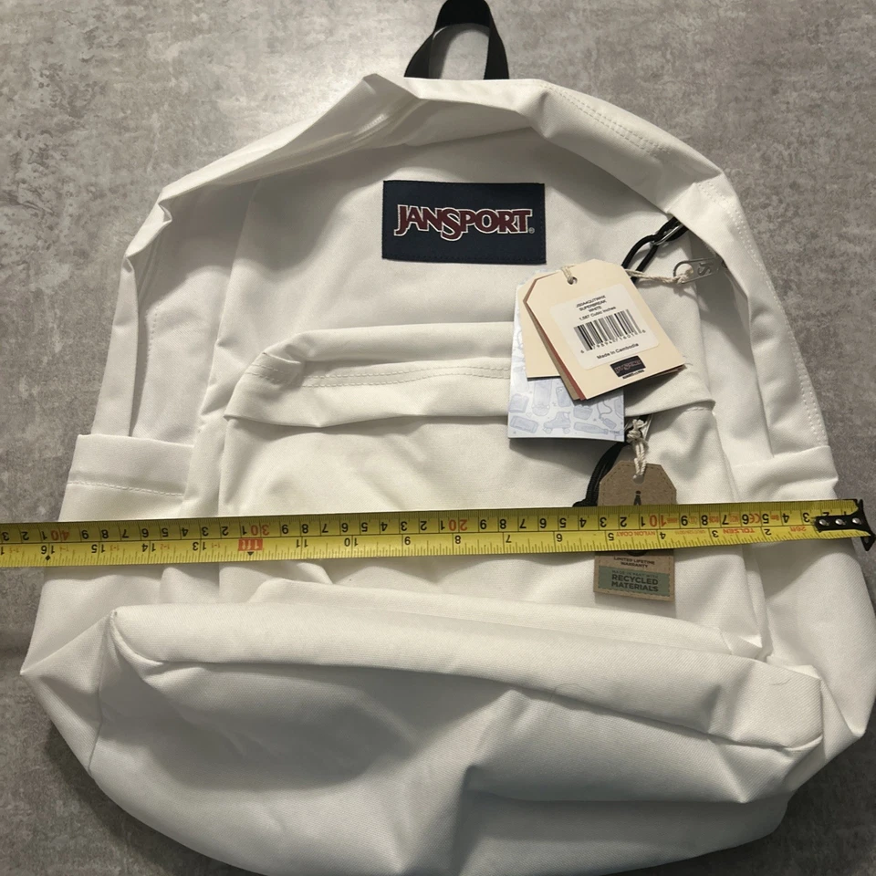 JanSport Superbreak Unisex Backpack - White