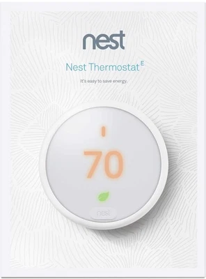 Google Nest Thermostat E - White (T4000ES) - Image 1 of 4