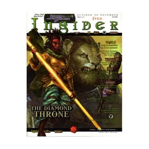 White Wolf Quarterly Ma #1.4 "The Diamond Throne, Exalted - The Sidere Mag en muy buen estado+ - Imagen 1 de 2