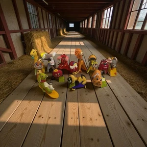 Dream Pet Dakin Vintage großes Lot/ Sammlung 13 seltene Plüschtiere Stofftiere - Bild 1 von 11