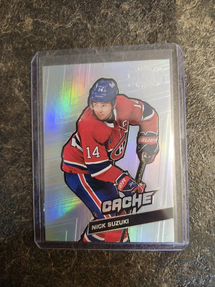 2022-23 SkyBox Metal Universe Cache Nick Suzuki Card# C-19 - Image 1 of 2
