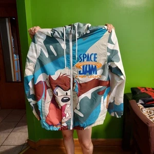 Members Only Space Jam 2 A New Legacy Wind Breaker Light Jacket Sz M Tune Squad - Picture 1 of 4