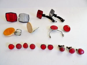 LOT OF VINTAGE REFLECTORS BIKES CARS - Picture 1 of 14