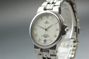 [Working] Citizen Attesa 4765-472357 White Roman 34mm Quartz Men's Watch 15cm - Picture 1 of 10