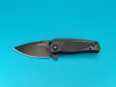 Kershaw Spoke Linerlock Knife Assisted Open Black Tactical Standard 1313BLK - Image 1 of 4