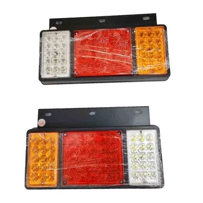 50LED 12V Rear Tail Light Pair For GMC For ISUZU Elf Truck NPR NQR NRR NKR NHR Foto 1 de 4