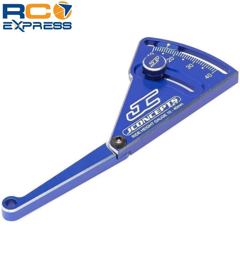 JConcepts Aluminum Ride Height Gauge 10-40mm Blue JCO2282-1 - Image 1 of 1