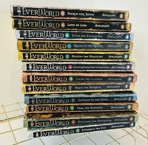 Complete Set of Everworld Books 1-12 K. A. Applegate Lot Paperback Fantasy Used - Imagen 1 de 6