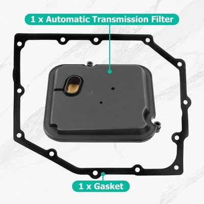 Transmission Filter +Pan Gasket 68059549AA For Jeep  Wrangler Dakota 300 & Dodge - Image 1 of 4