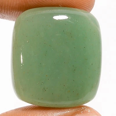 100% Natural Green Aventurine Radiant Cabochon Gemstone 34.5 Ct 23X21X7mm A35656 - Image 1 of 2