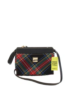 Dooney & Bourke Damen Tasche schwarz Wolle mit Acryl, Leder, Baumwolle Crossbody - Bild 1 von 5