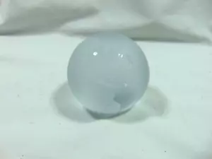 Pisapapeles planeta tierra esmerilado/claro cristal macizo globo terráqueo 3" - Imagen 1 de 4