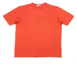 Hermes 80S Embroidered Big Logo T-Shirt Vintage - Picture 1 of 8