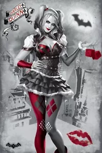Harley Quinn Poster 61x91.5 cm | 24x36 inch New Batman Movie Arkham Knight DC - Picture 1 of 1