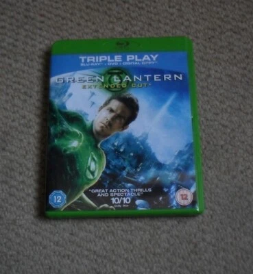 Green Lantern DVD Movie Extended Cut Blu-ray 2011 - Image 1 of 4