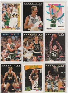 NBA Boston Celtics  Larry Bird  9 Card Lot #4 - Picture 1 of 1