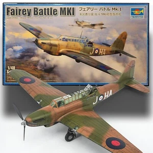TRUMBETER 05831 1/48 FAIREY BATTLE MK.1 KIT MODELLINO PLASTICA - Foto 1 di 7