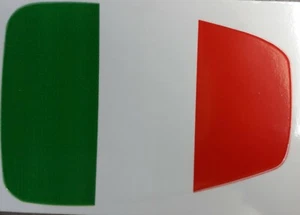 Italienische Flagge Spiegel Aufkleber Mods Vespa Lambretta Roller Wohnmobil Van Aufkleber - Bild 1 von 1