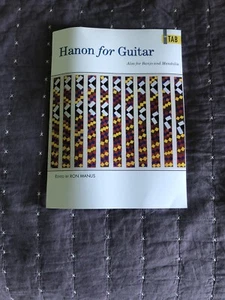 Hanon for Guitar in Tab: Also for Banjo and Mandolin by Ron Manus: Used - Picture 1 of 3