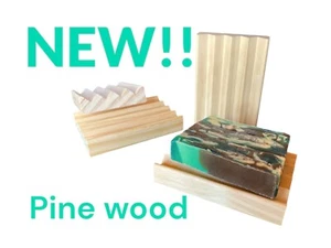100 natural pine wood soap dishes - $1.19 each - made in USA - Picture 1 of 4