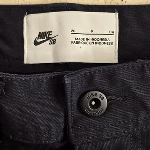 Pantalones de Skate Nike SB Negros Lona Como Material En Nuevo Como Estado 28x31 - Imagen 1 de 14