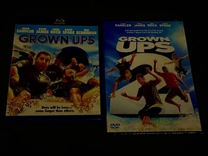 NEW! 2 Adam Sandler Comedy Lot! Grown Ups (Blu-ray), Grown Ups 2 (DVD) - Imagen 1 de 7