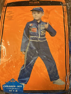 Авто гонки Pit экипажа - детей мальчика костюм размер средний 7-8 новый. - Изображение 1 из 3
