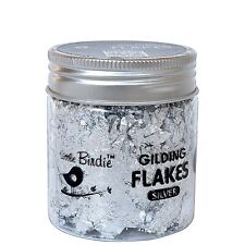 2 Pack Little Birdie Gilding Flakes 15g-Silver CR84042