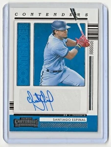 2021 Panini Contenders SANTIAGO ESPINAL Auto - CINCINNATI REDS / Blue Jays - Picture 1 of 1