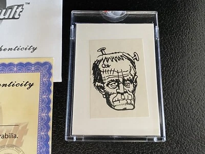 Frankenstein 1960 Topps Popeye Tattoos B&W Paper Proof Topps Vault Tattoos Card - Image 1 of 4